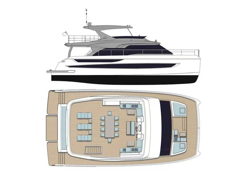 Slide: The Image of Diamond Yachts EF66 Power Catamaran 2026 - 15