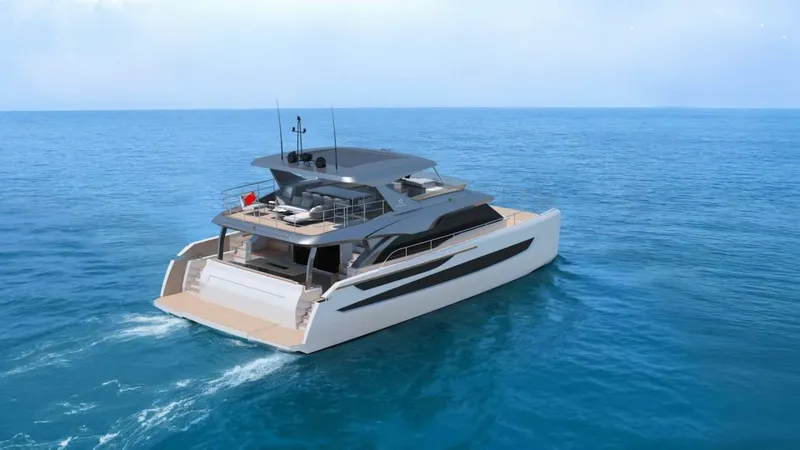 Slide: The Image of Diamond Yachts EF66 Power Catamaran 2026 - 2