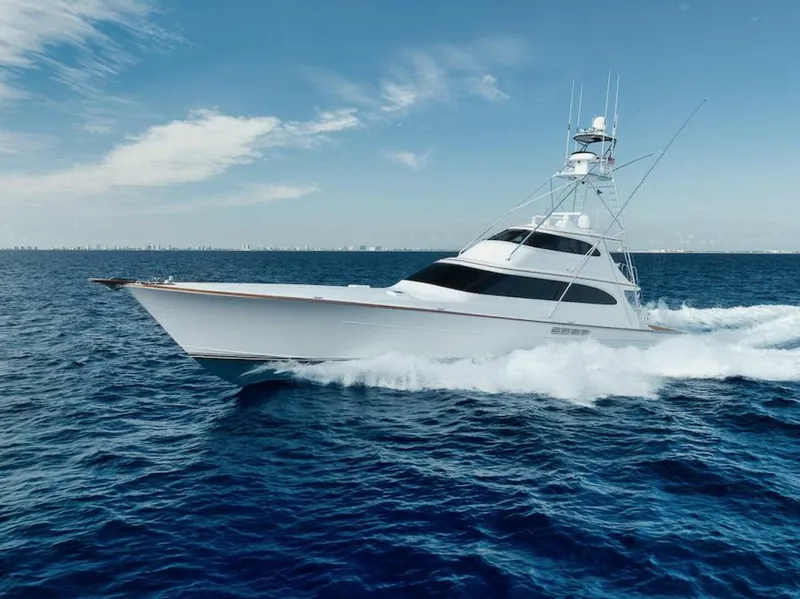 Slide: The Image of Merritt Yachts 86' Enclosed Flybridge 2016 - 10