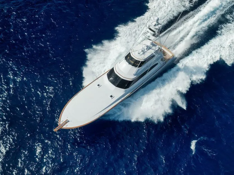 Slide: The Image of Merritt Yachts 86' Enclosed Flybridge 2016 - 13