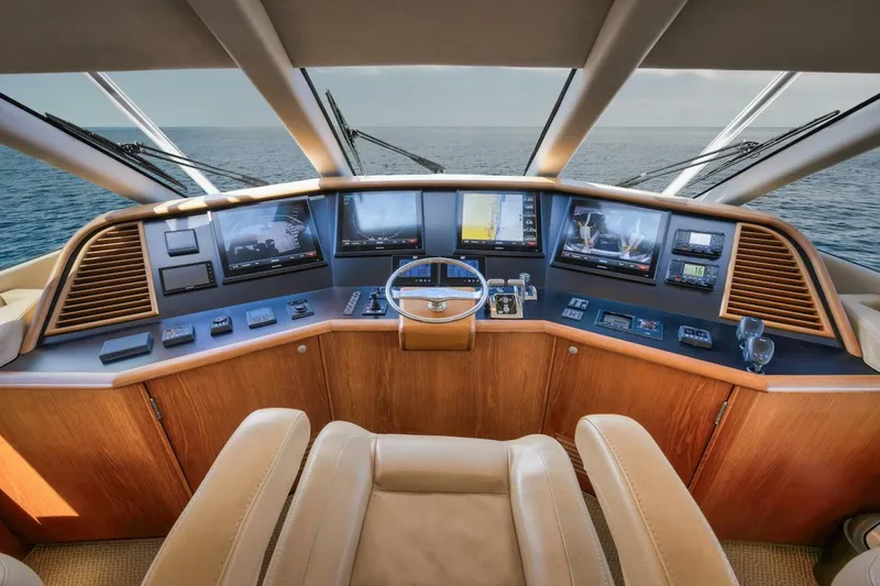 Slide: The Image of Merritt Yachts 86' Enclosed Flybridge 2016 - 32