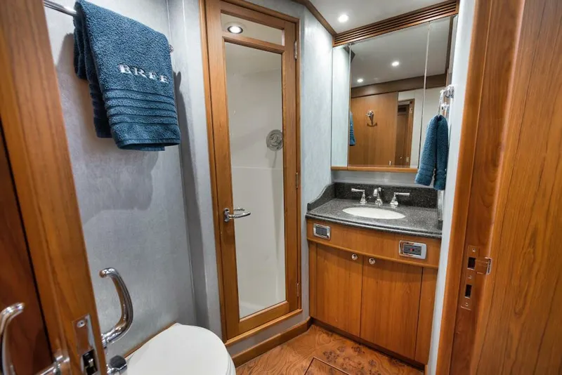 Slide: The Image of Merritt Yachts 86' Enclosed Flybridge 2016 - 55