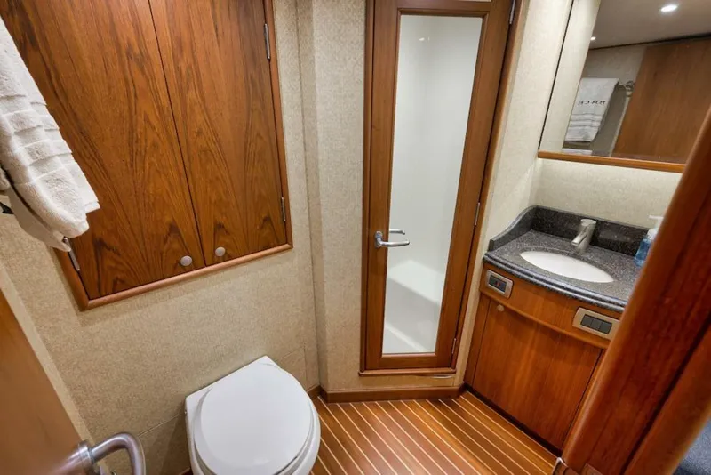 Slide: The Image of Merritt Yachts 86' Enclosed Flybridge 2016 - 60