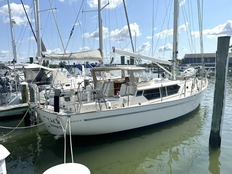 The Image of Bowman 48 Aft Cockpit 1999 - 0