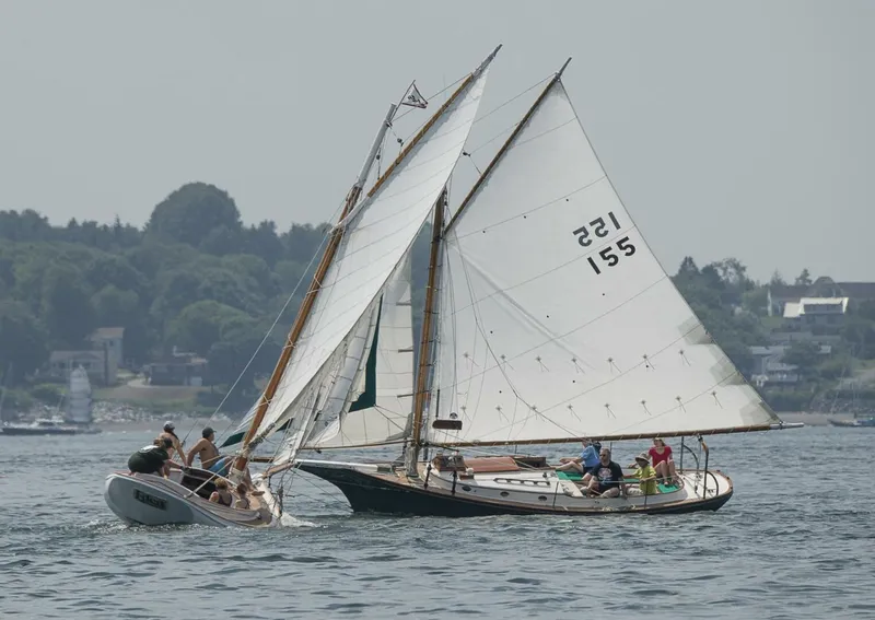 Slide: The Image of Jarvis Newman Friendship Sloop 1975 - 11