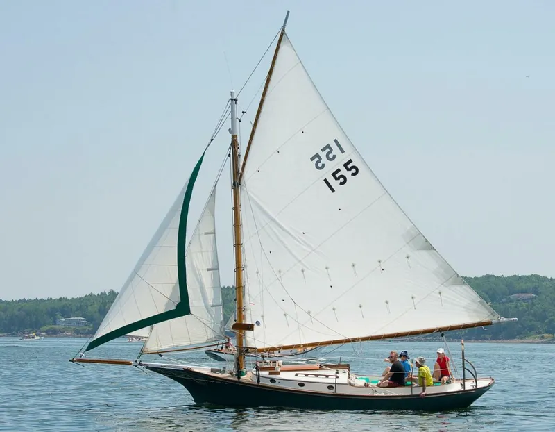 Slide: The Image of Jarvis Newman Friendship Sloop 1975 - 12