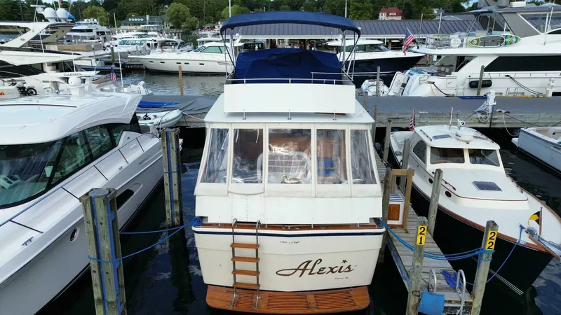 Slide: The Image of Chris-Craft 410 Motor Yacht 1978 - 8