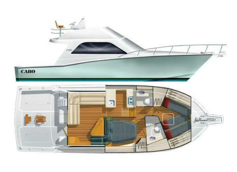 Slide: The Image of Cabo 43 Convertible 2008 - 71