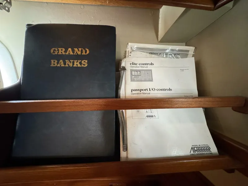 Slide: The Image of Grand Banks 42 Motor Yacht 1989 - 99