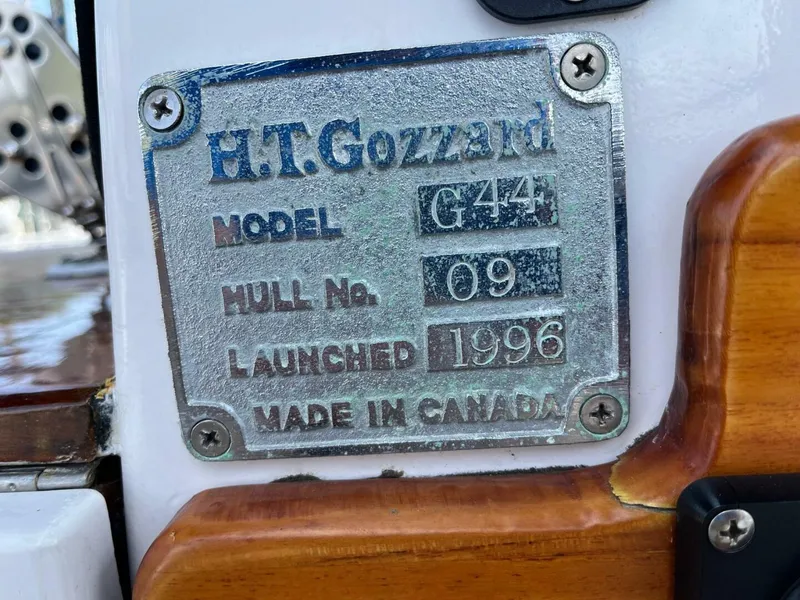 Slide: The Image of Gozzard Aft Cockpit 1996 - 21