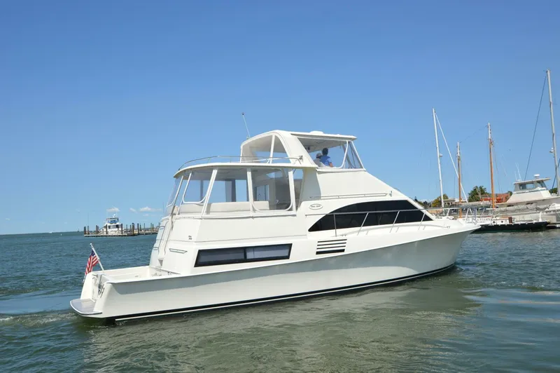 Slide: The Image of Ocean Yachts 48 Cockpit Motor Yacht 1995 - 2