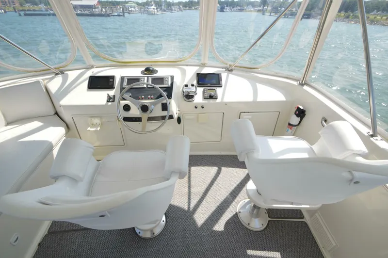 Slide: The Image of Ocean Yachts 48 Cockpit Motor Yacht 1995 - 97