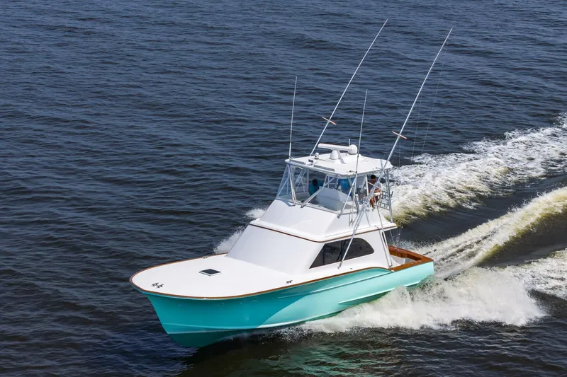 Slide: The Image of Custom Carolina 43 Blackwell Convertible 1994 - 2
