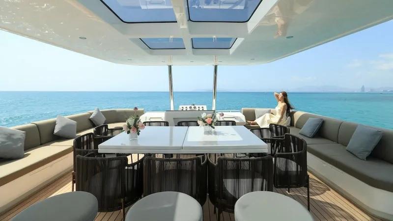 Slide: The Image of Diamond Yachts EF56 Power Catamaran 2026 - 10