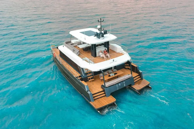 Slide: The Image of Diamond Yachts EF56 Power Catamaran 2026 - 7
