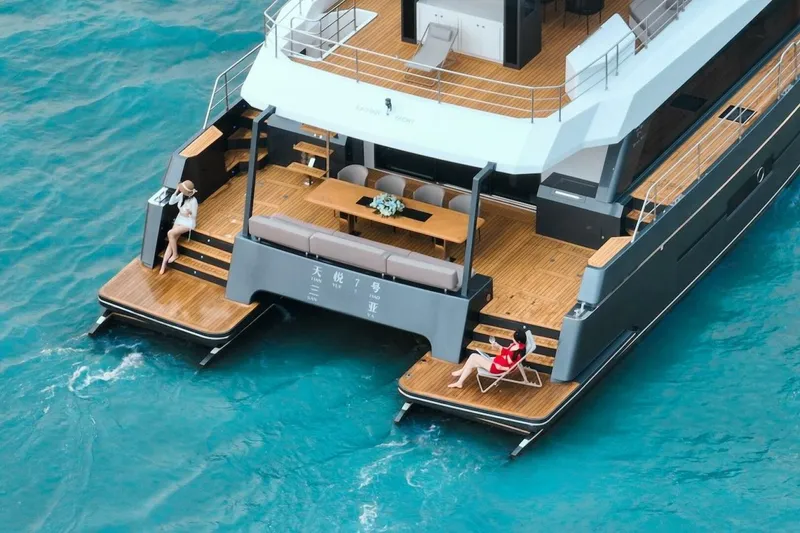 Slide: The Image of Diamond Yachts EF56 Power Catamaran 2026 - 8