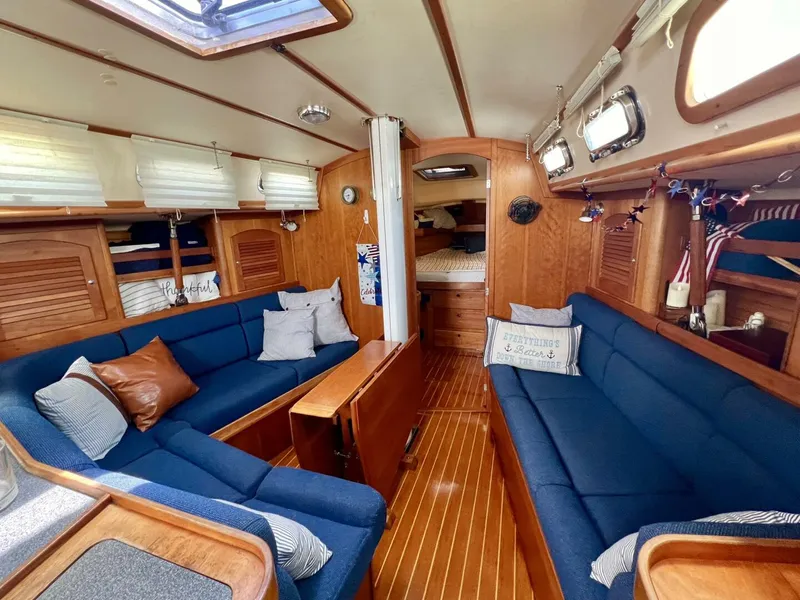 Slide: The Image of Sabre 402 Sail 1999 - 6