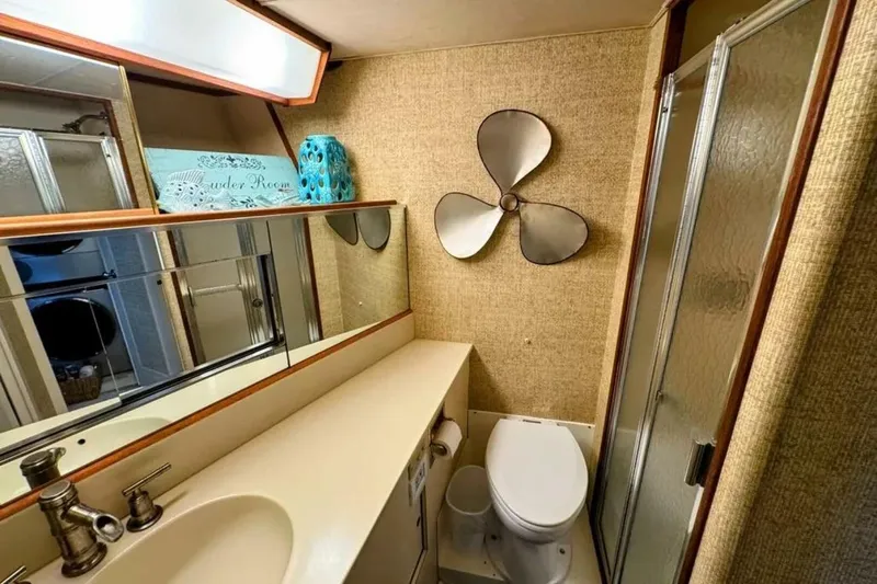Slide: The Image of Bertram 58 Flybridge Motor Yacht 1986 - 102
