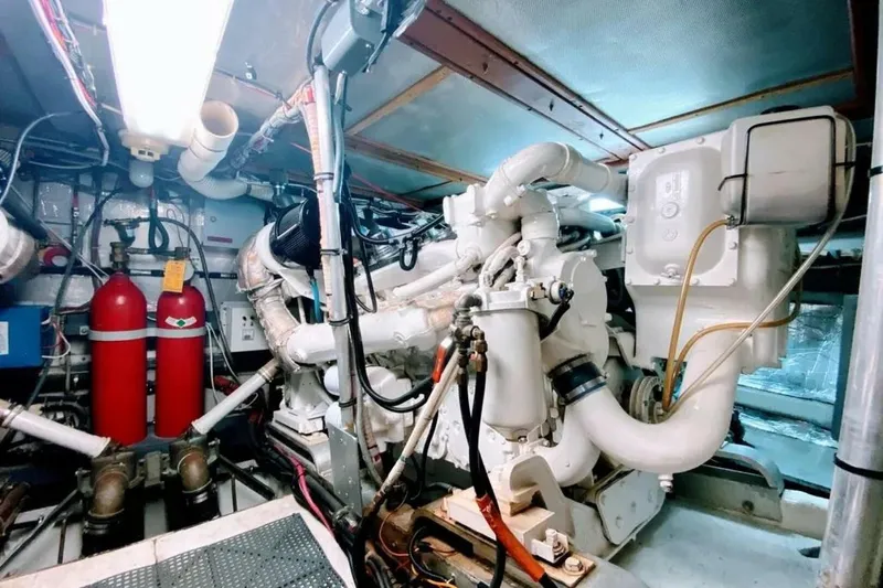Slide: The Image of Bertram 58 Flybridge Motor Yacht 1986 - 123