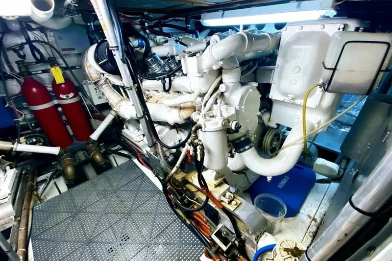 Slide: The Image of Bertram 58 Flybridge Motor Yacht 1986 - 128