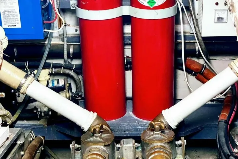 Slide: The Image of Bertram 58 Flybridge Motor Yacht 1986 - 129
