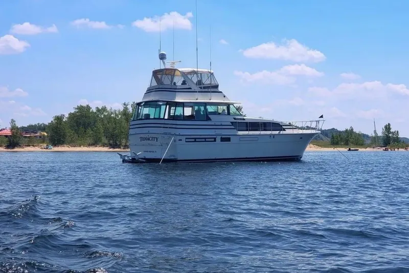 Slide: The Image of Bertram 58 Flybridge Motor Yacht 1986 - 13