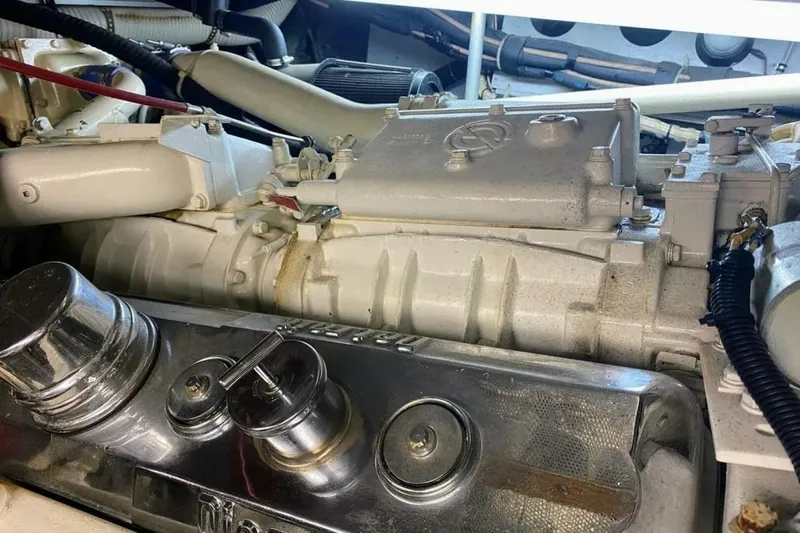 Slide: The Image of Bertram 58 Flybridge Motor Yacht 1986 - 130