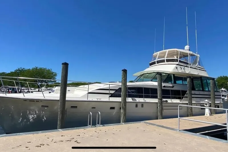 Slide: The Image of Bertram 58 Flybridge Motor Yacht 1986 - 14
