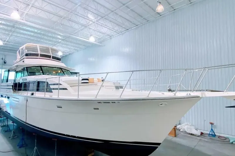 Slide: The Image of Bertram 58 Flybridge Motor Yacht 1986 - 16