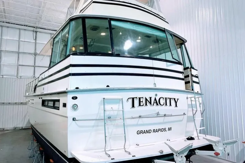 Slide: The Image of Bertram 58 Flybridge Motor Yacht 1986 - 23