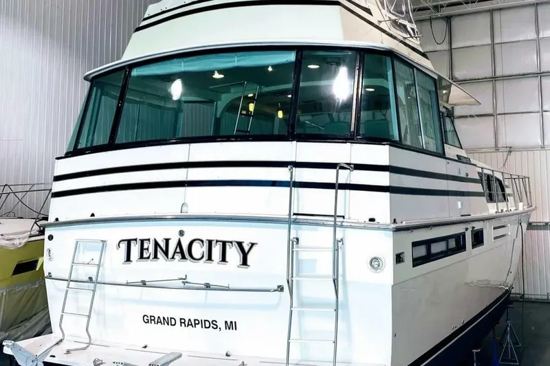 Slide: The Image of Bertram 58 Flybridge Motor Yacht 1986 - 25