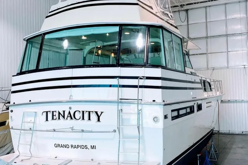 Slide: The Image of Bertram 58 Flybridge Motor Yacht 1986 - 26