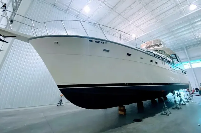 Slide: The Image of Bertram 58 Flybridge Motor Yacht 1986 - 27