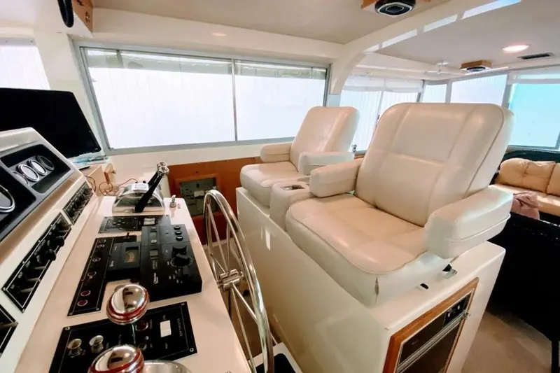 Slide: The Image of Bertram 58 Flybridge Motor Yacht 1986 - 51