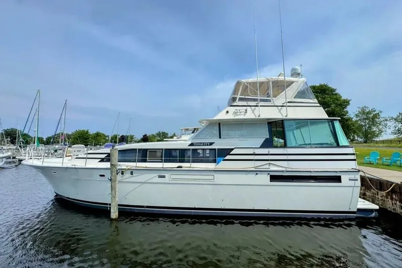 Slide: The Image of Bertram 58 Flybridge Motor Yacht 1986 - 7