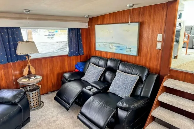 Slide: The Image of Bertram 58 Flybridge Motor Yacht 1986 - 77