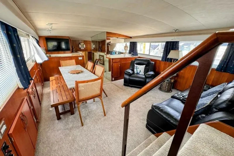 Slide: The Image of Bertram 58 Flybridge Motor Yacht 1986 - 78