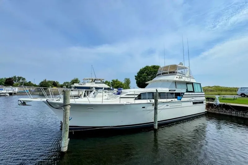 Slide: The Image of Bertram 58 Flybridge Motor Yacht 1986 - 8