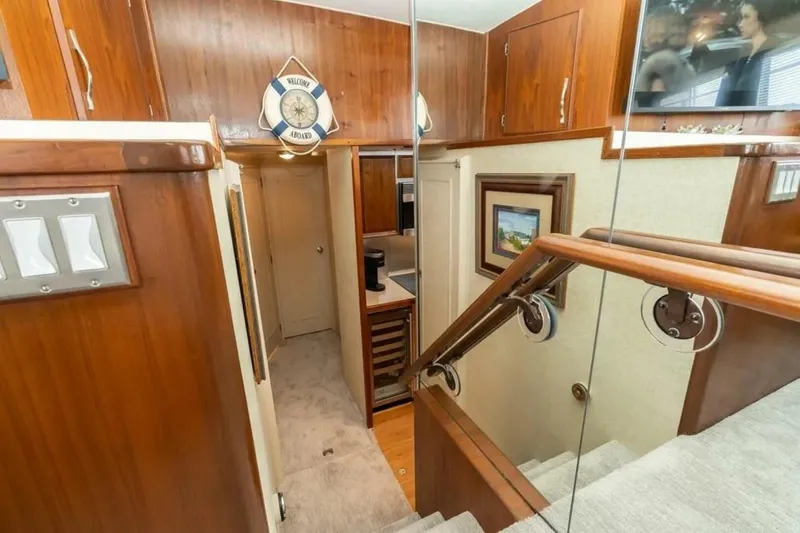 Slide: The Image of Bertram 58 Flybridge Motor Yacht 1986 - 88