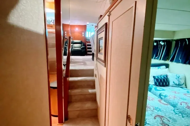 Slide: The Image of Bertram 58 Flybridge Motor Yacht 1986 - 89