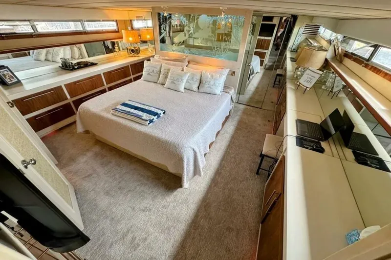 Slide: The Image of Bertram 58 Flybridge Motor Yacht 1986 - 90