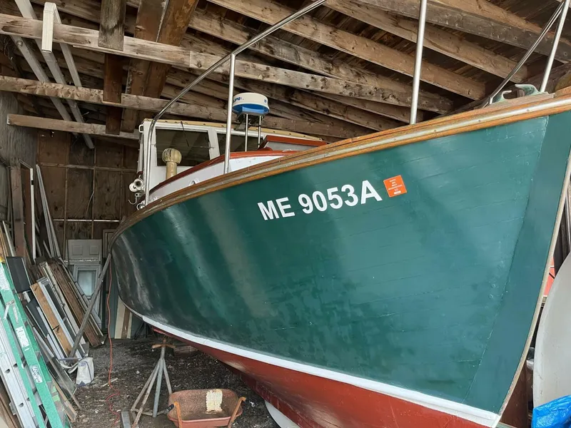 Slide: The Image of Bunker and Ellis Downeast Bass Boat 1960 - 2