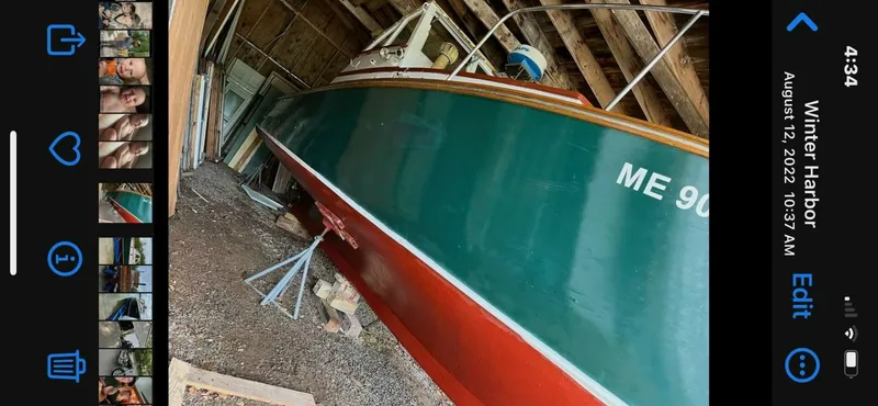 Slide: The Image of Bunker and Ellis Downeast Bass Boat 1960 - 39