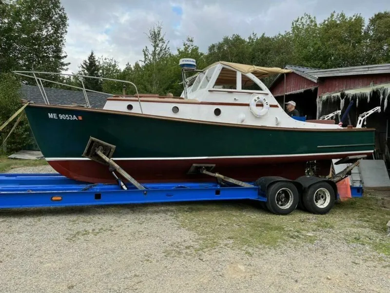 Slide: The Image of Bunker and Ellis Downeast Bass Boat 1960 - 40