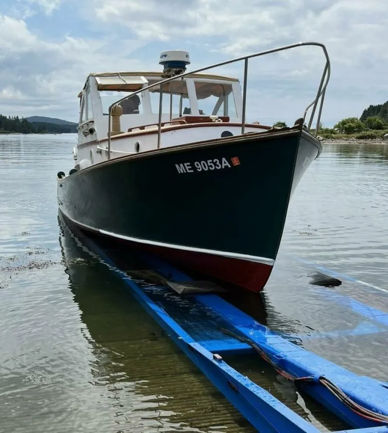 Slide: The Image of Bunker and Ellis Downeast Bass Boat 1960 - 42