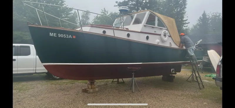 Slide: The Image of Bunker and Ellis Downeast Bass Boat 1960 - 43