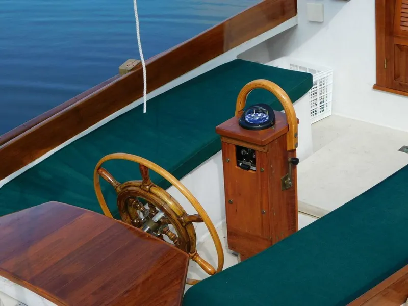 Slide: The Image of Custom Passamaquoddy Friendship Sloop 1976 - 12