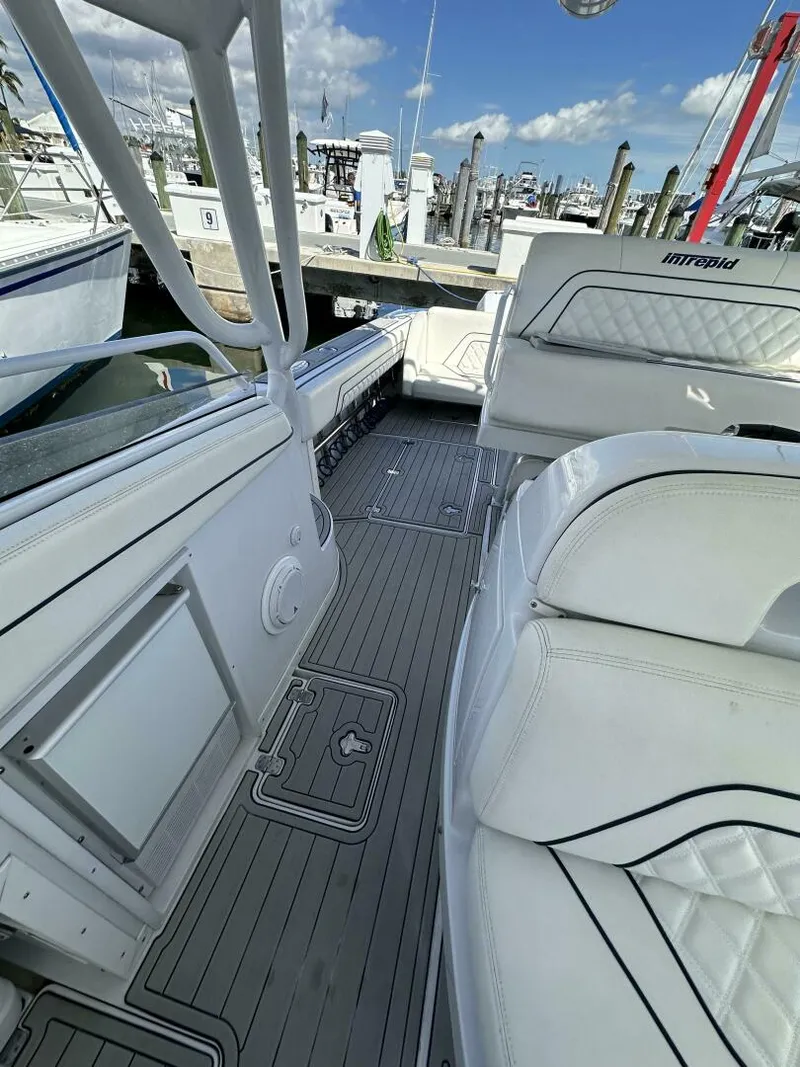 Slide: The Image of Intrepid 377 Walkaround Cuddy 2002 - 43