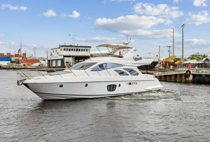 Slide: The Image of Azimut 55 flybridge 2005 - 6