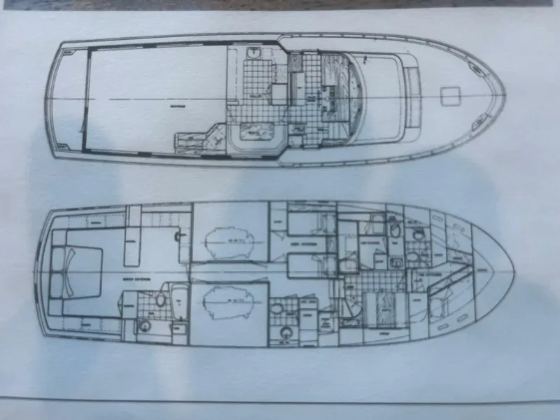 Slide: The Image of Hatteras 70' Cockpit Motor Yacht 1986 - 50